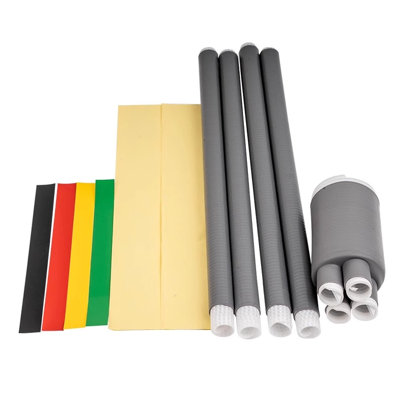 0.6-1Kv Low Voltage Cold Shrinkable Cable Terminal Head Accessories Without Armored Waterproof and Dustproof Indoor and Outdoor Insulating Casing