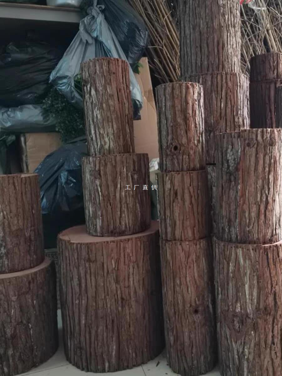 Пустотелый пень, деревянный пень для сада, свадебные декорации, фальшивый деревянный пень