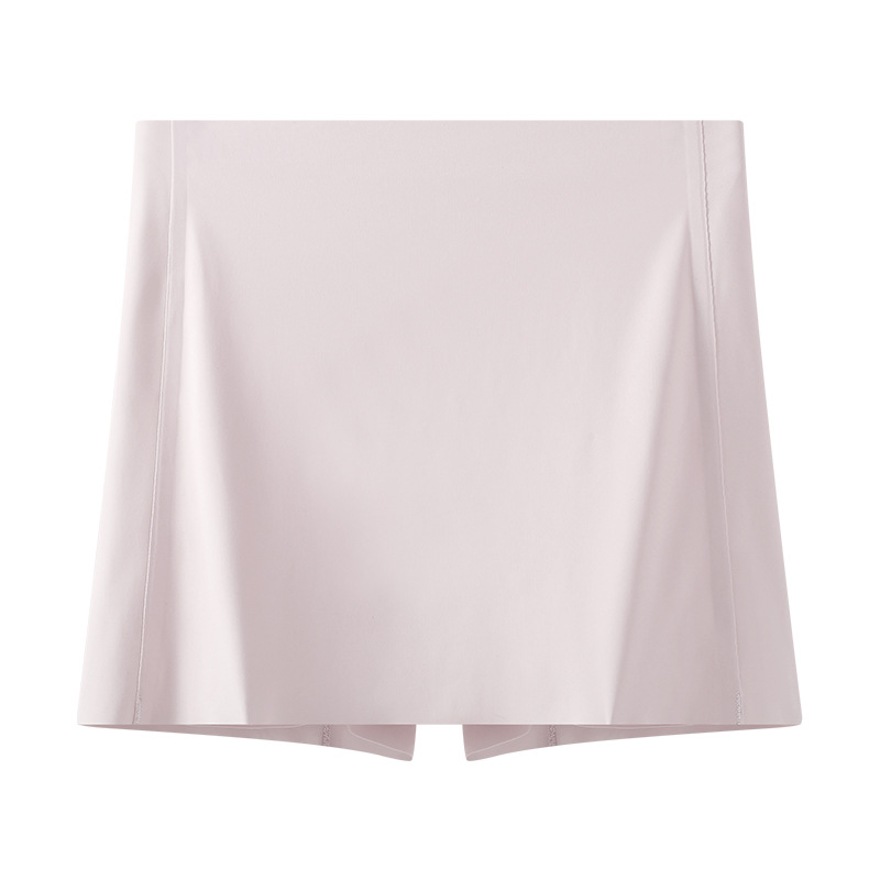 Safety pants women's underwear seamless triangle area anti-embarrassment line anti-exposure double-layer blocking Ice Silk bottoming boxers