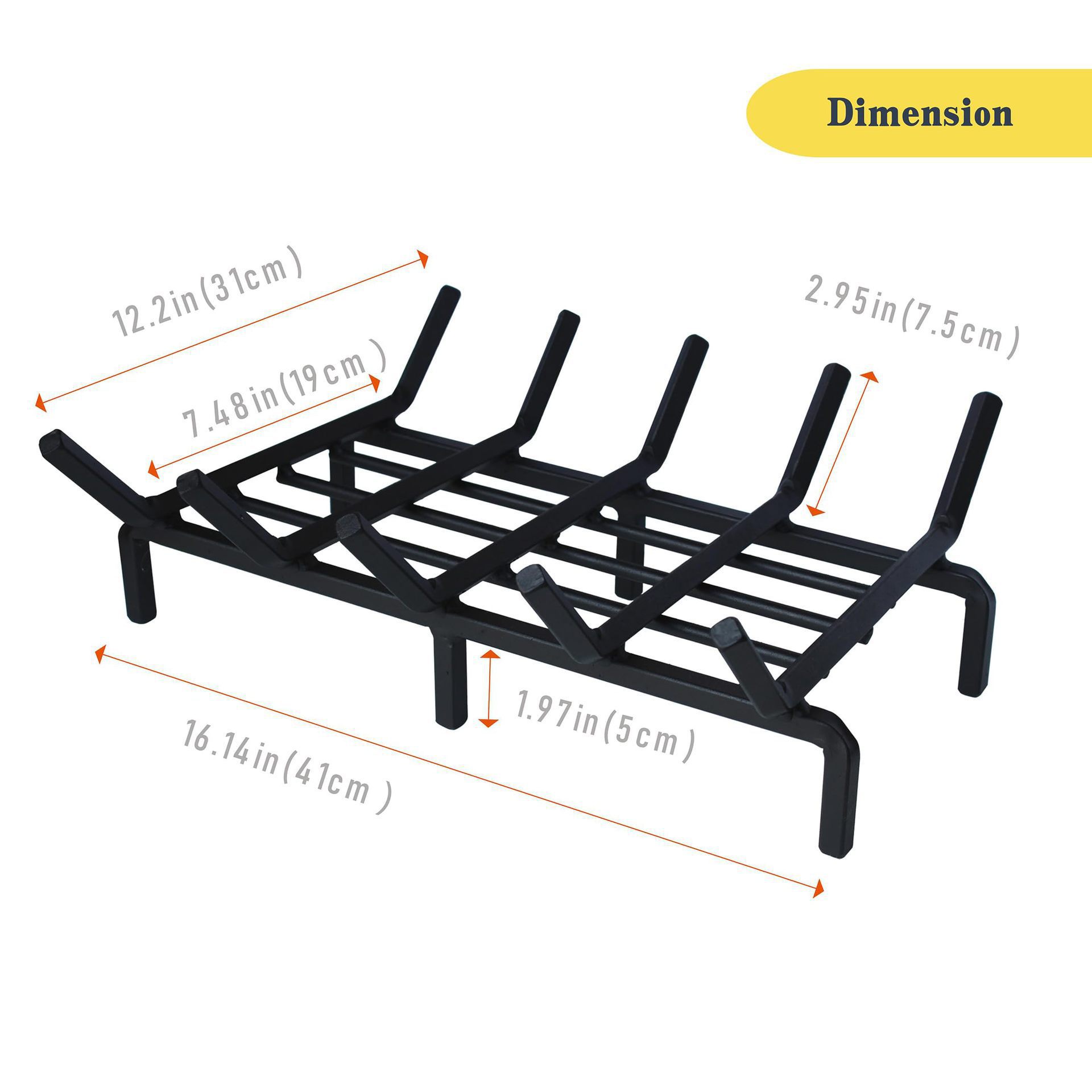 Foreign trade dedicated to high temperature resistant firewood rack outdoor wood storage rack fireplace baking rack storage finishing firewood underframe