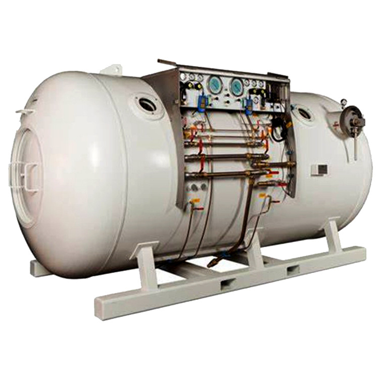 Water rescue oxygen-containing mixed gas diving decompression cabin module electrical control box control system