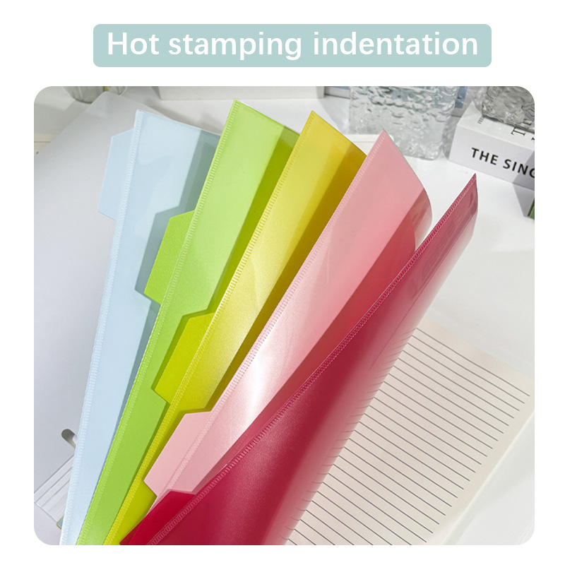 Cross-border New US Regulations Folder Loose-leaf Separator Folder Creative 5-color Office Stationery Separator 35C
