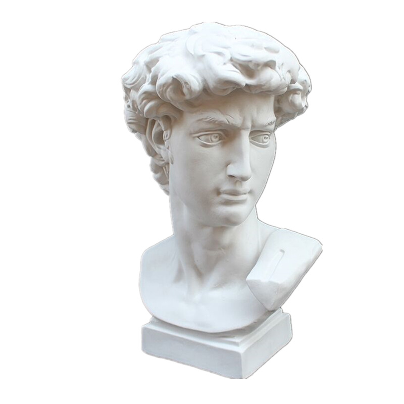 Plaster statue David 67CM art teaching aids sketch plaster statue interior decoration art plaster model geometric plaster