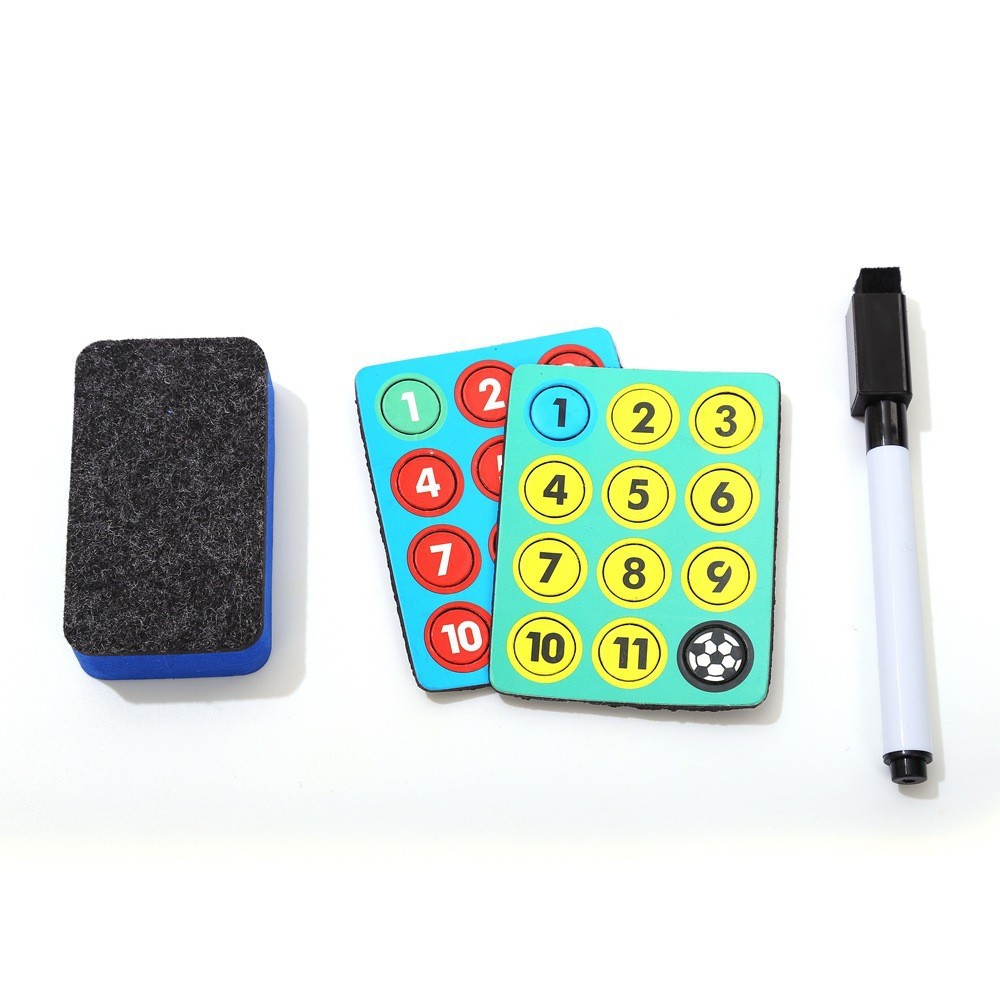 Zipper bag football tactical board coach teaching supplies equipment magnetic erasable Command Board explanation board tactical book