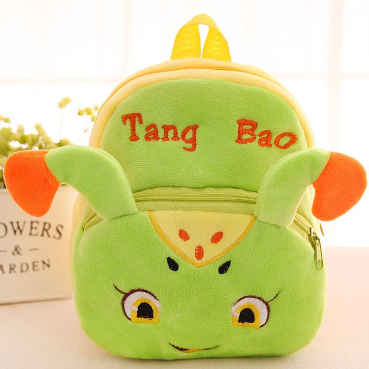 Children's Bags New Cartoon Plush Backpack Cute Bear Baby Kindergarten School Bag Wholesale Factory Direct Sales