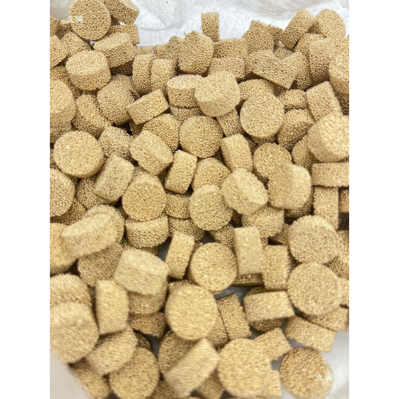 Brass filter exhaust filter pin muffler breathable filter granular sheet