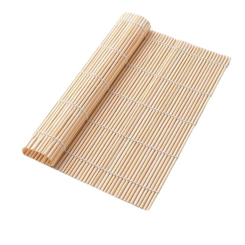 Sushi roller curtain home sushi bamboo curtain sushi artifact non-stick sushi mat sushi curtain commercial green skin sushi tools