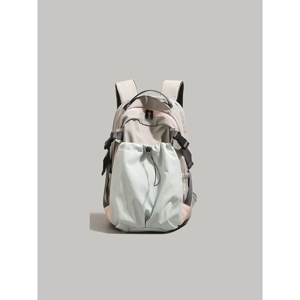 Nylon Cloth Backpack 2025 Fashionable Large Capacity Lightweight Backpack Junior High School Senior high school Student Schoolbag Short Distance Travel Bag