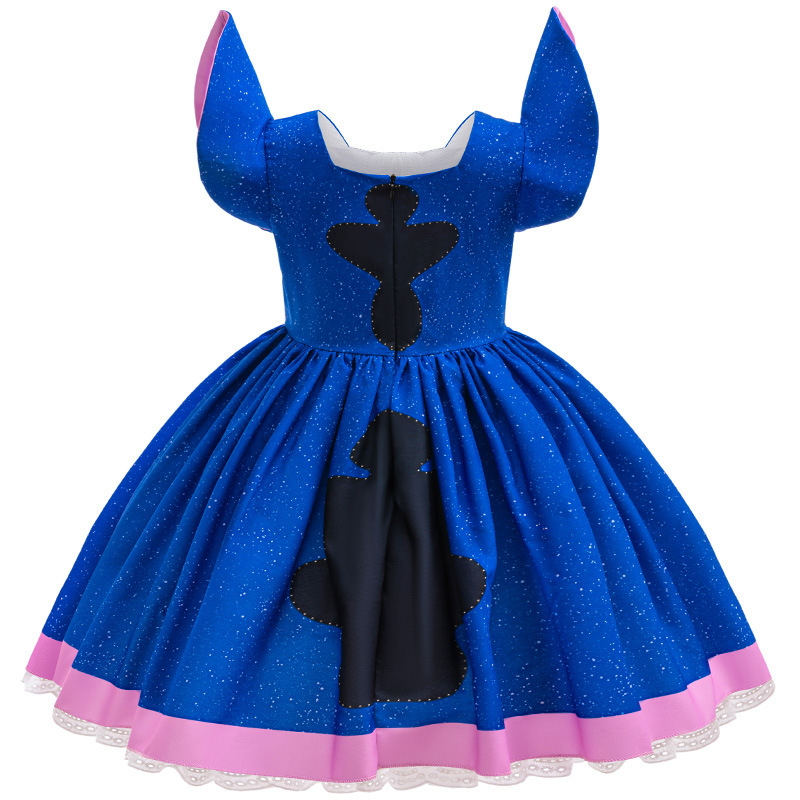 Halloween New Children's Clothing Cartoon Skirt Cosplay Stitch Same Style Girls Cute Dress Children's Tutu Skirt