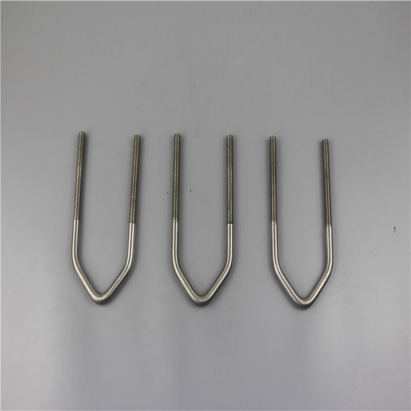 304 stainless steel rod bending solid aluminum rod bending copper rod bending punching tapping slotting cutting processing