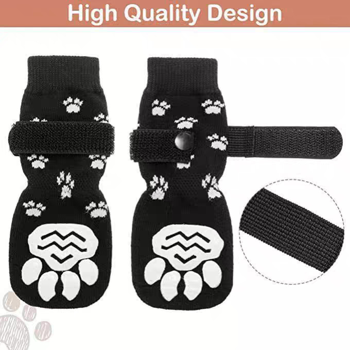 Pet socks Christmas dog socks warm with non-slip bottom puppy socks cotton socks pet supplies