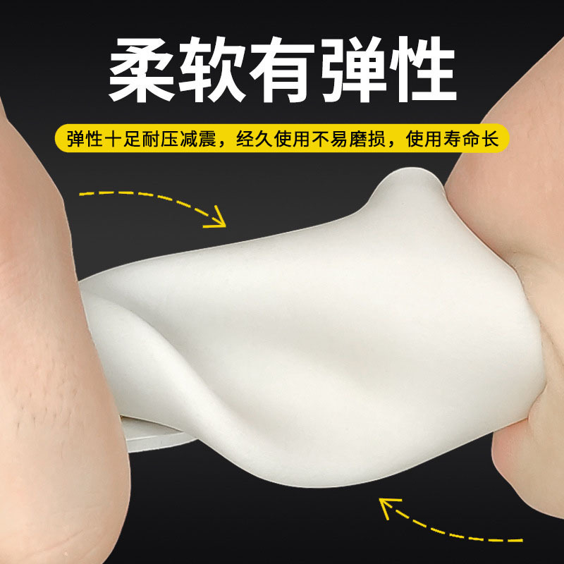 Manufacturer Wholesale White Rubber Leather Sandblasting Room Shock Absorption and Impact Protection Wall Wear-Resistant and Corrosion-Resistant White Rubber