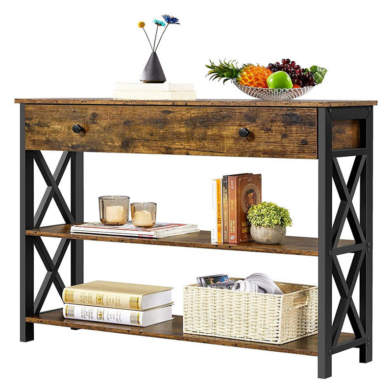 Простой производитель оптовая американская деревенская стильная мебель для гостиной с ящиком стол для хранения