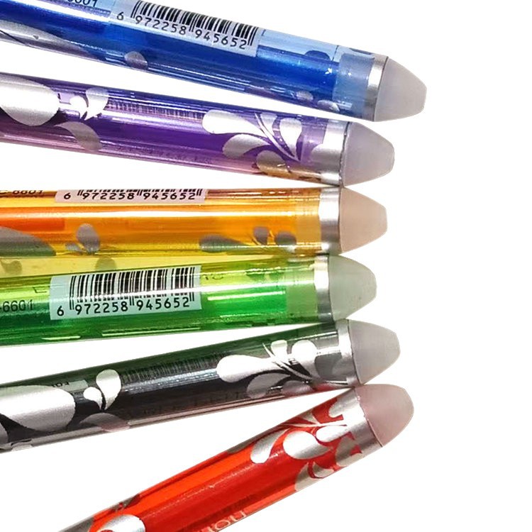 Blue and White Porcelain Color Disappearing Pen Easy to Erase Hot Erasable Pen 0.5mm Erasable Student Stationery Gel Pen Wholesale