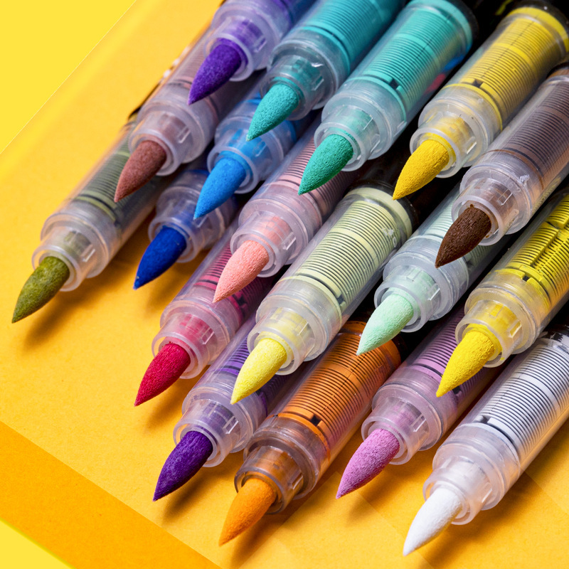 Guangna 8101 Straight Liquid Acrylic Marker Soft Head Painting Graffiti Pen Water-Based Student Art Colorful Painting Pen