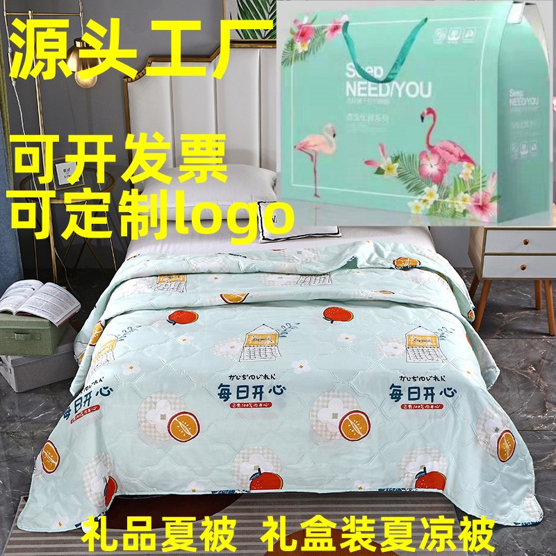 Летний охлаждающий плед, подарочный плед, плед для кондиционера, открытие, рекламное мероприятие, экспортный односпальный и двуспальный тонкий плед