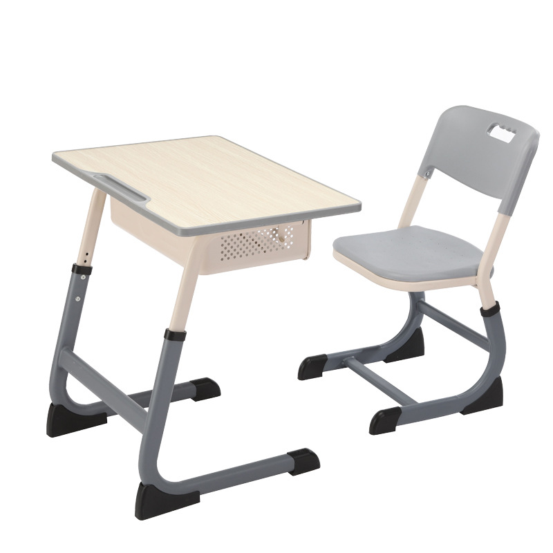 Children's C-Shaped Desks and Chairs, School Desks and Chairs, Home Cram School Training Class Table, Tutoring Class Desk, Writing Table