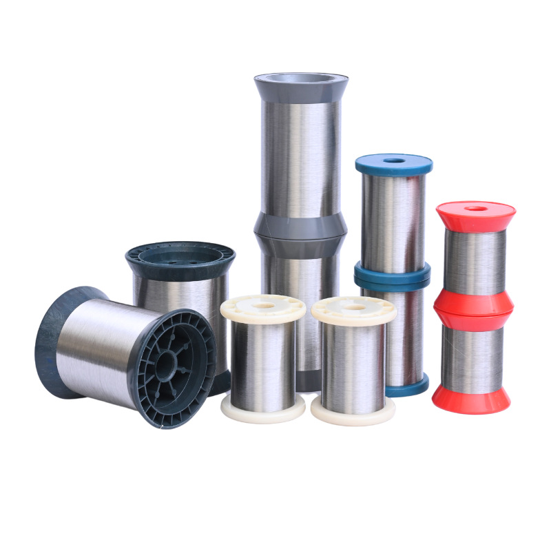 304 Stainless Steel Wire Soft Wire 0.07-0.35mm Metal Spinning Wire 316L Hydrogen-Tempered Stainless Steel Wire Corrosion Resistant