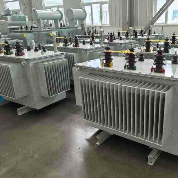 S13-630KVA three-phase oil-immersed power transformer.