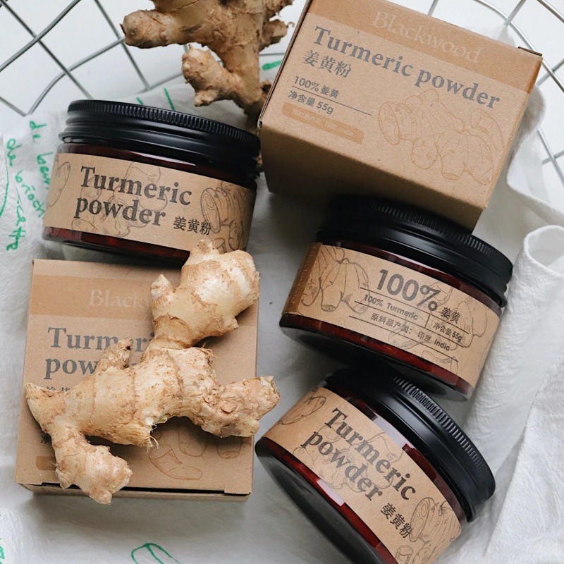 Blackwood Turmeric Powder 55g Natural Organic Cinnamon Powder Curry Ingredient High Curcumin Instant Drink Seasoning