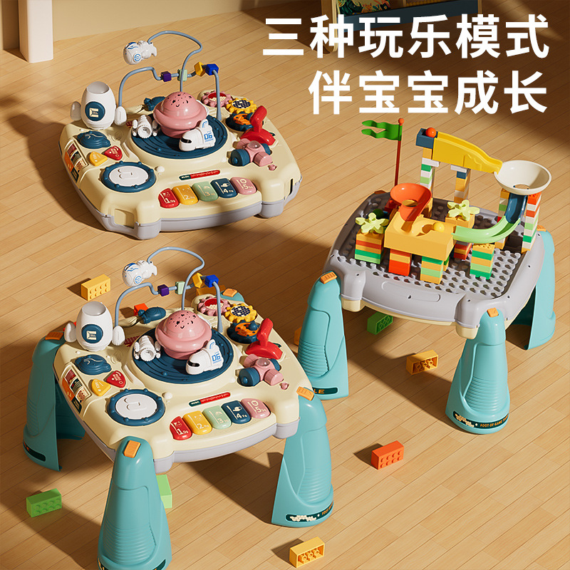 Baby Game Table Multi-Functional Learning Busy Table Infant Early Education Puzzle 6 Months 8 First Birthday Gift