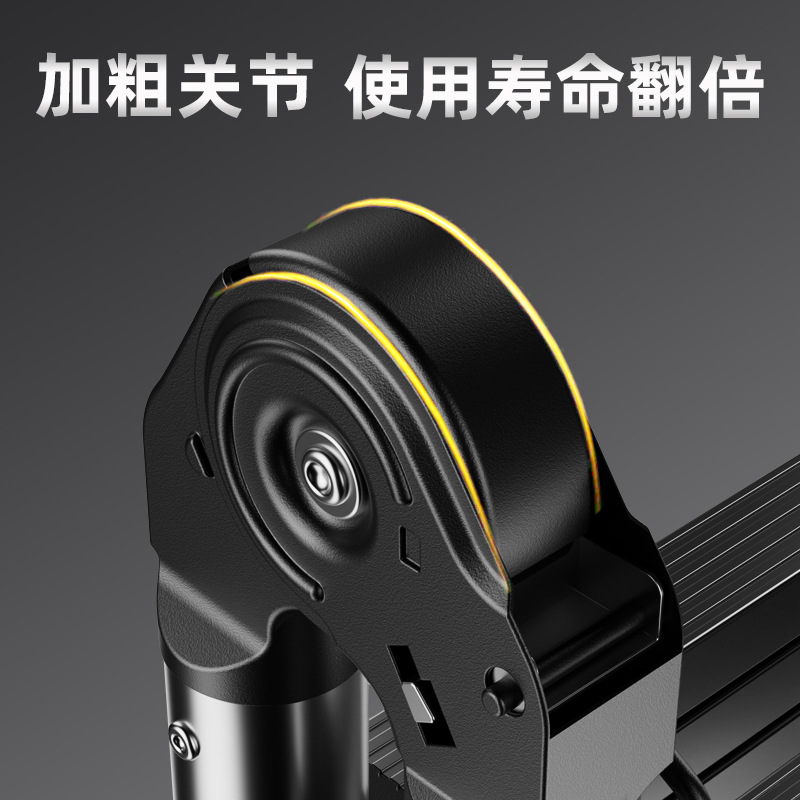 Special Chain Small Double Stainless Steel Telescopic Ladder Multifunctional Household Stacked Ladder Bamboo Ladder Lifting Step Ladder Telescopic Ladder