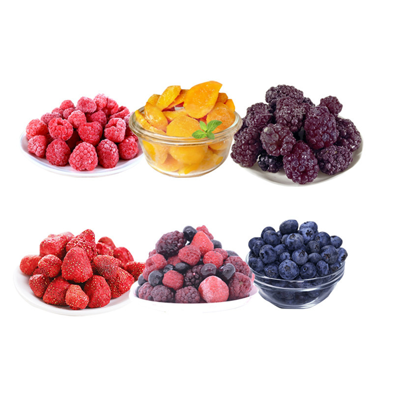 Fresh Frozen Mixed Berries Strawberry Raspberry Blueberry Blackberry Cranberry Quick-Frozen Fruit 1kg Frozen Berries Commercial 1