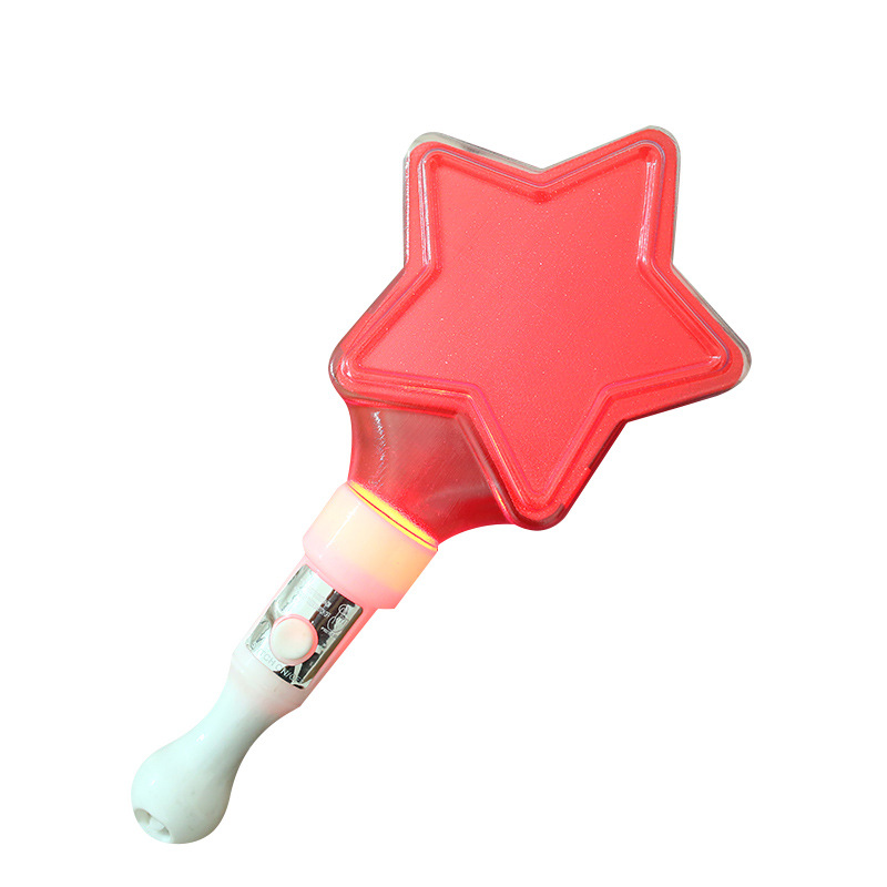 Love glow stick concert bar five-pointed star glow stick stage cheer hand-held flash stick activity atmosphere