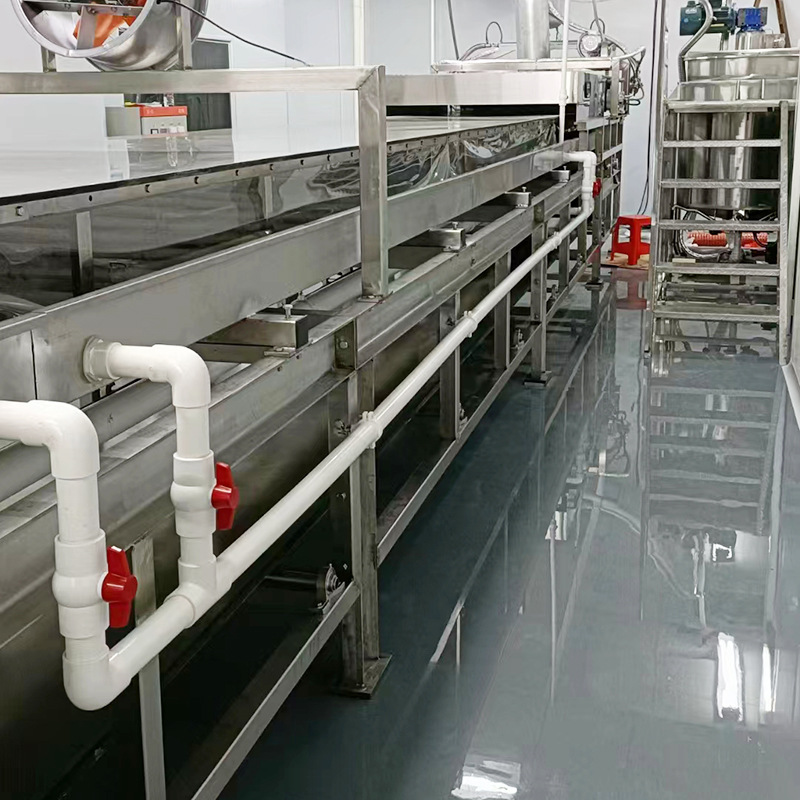 Manufacturers supply steel belt granulator condensation granulator conveyor steel belt water cooling granulator