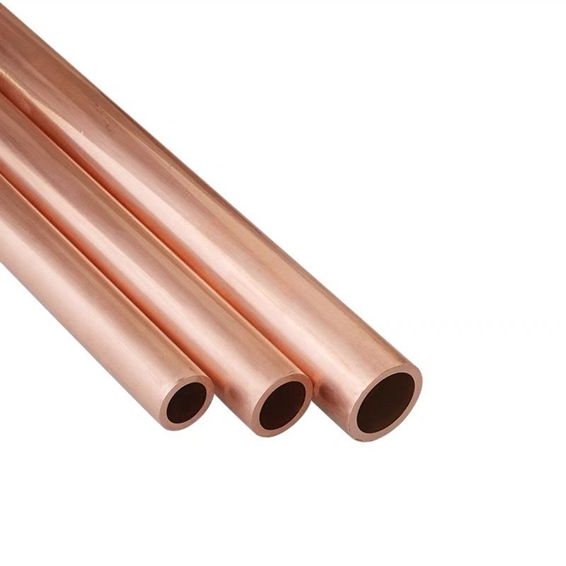 T2 Copper Tube Capillary Thin-Walled Hollow Copper Tube Copper Sleeve Copper Hoop Precision Cutting Punching and Bending