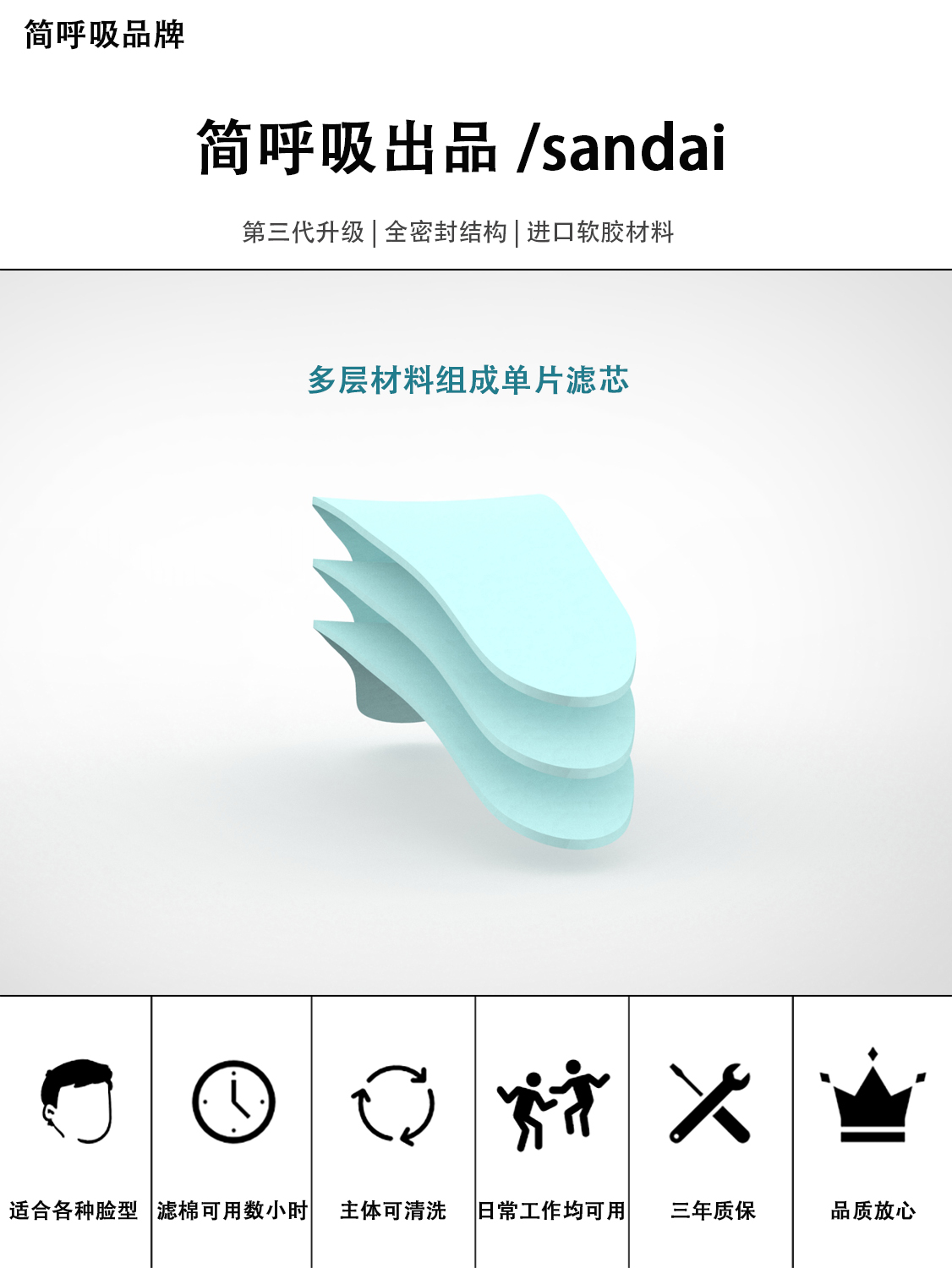 9ZRT2024 Super Breathable Nose Protection Dust-proof Nose Cover Catkin-proof Pollen Windproof Air-conditioning Warm Keeping Not Covering Mouth and Face