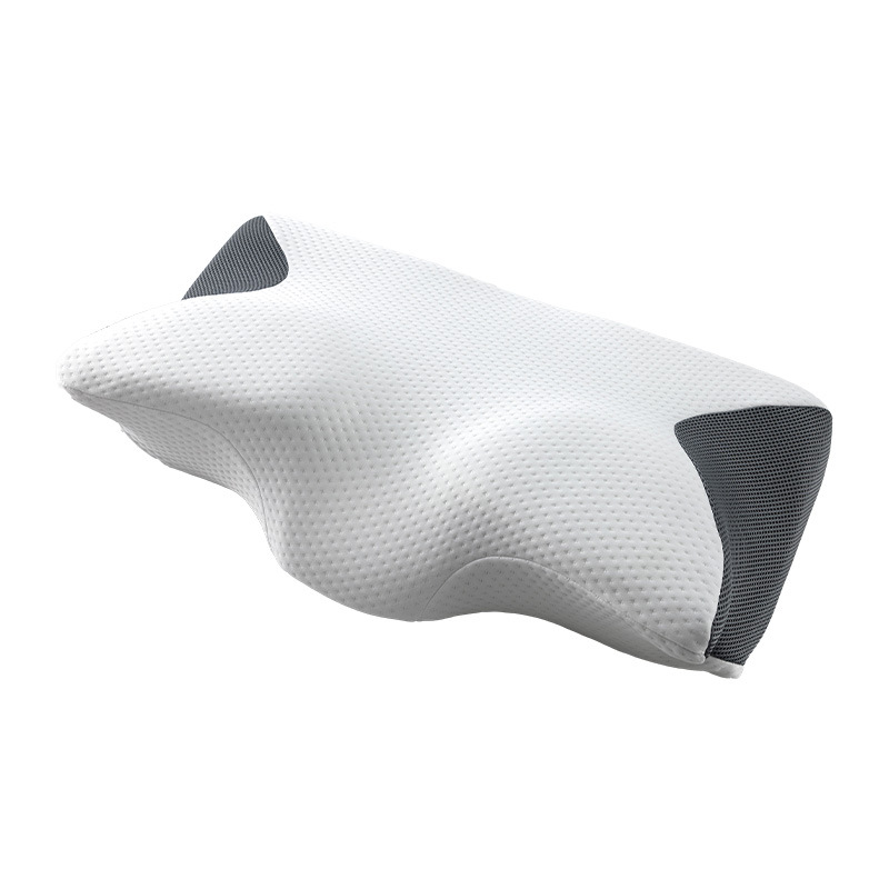 Roll Horn Memory Sleep Pillow Household Cervical Spine Protection Zero Pressure Slow Rebound Horn Shape Memory Foam Pillow