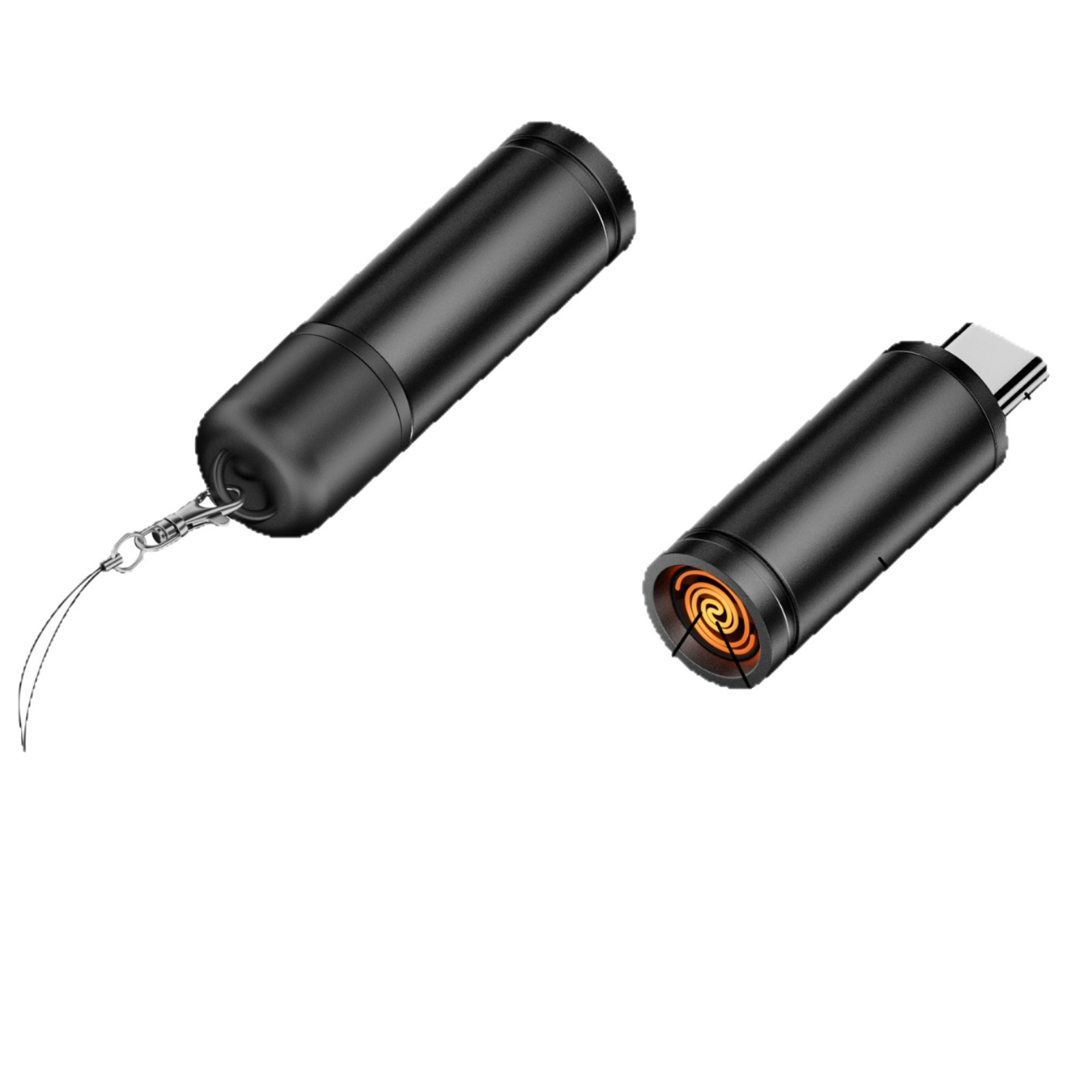 Air-Blown Cigarette Lighter Type-C Mini Igniter Adapter Outdoor Portable Windproof Lighter Can Be Taken on the Plane