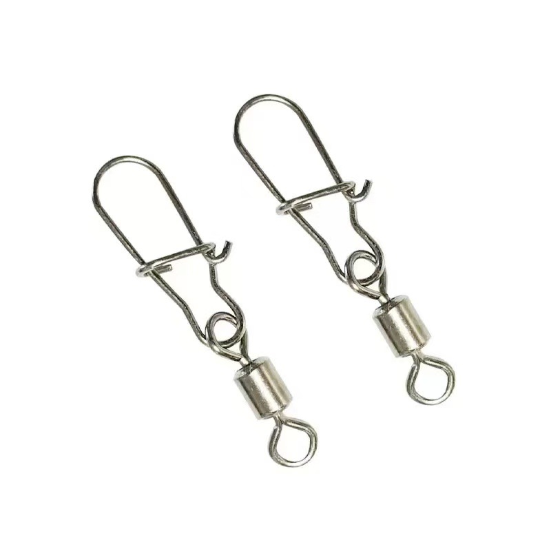 American-Style Swivel Enhanced Pin Figure-Eight Ring Connector Quick Figure-Eight Ring Fishing Lure Pin Fishing Gear Accessories