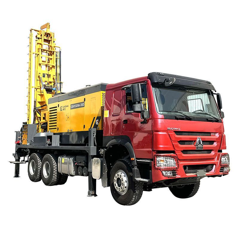 Wan Tai Vehicle-mounted Water Well Drilling Rig Off-road Truck 600 m Pneumatic Drilling Rig 6*4 Auto Drilling Rig Manufacturer