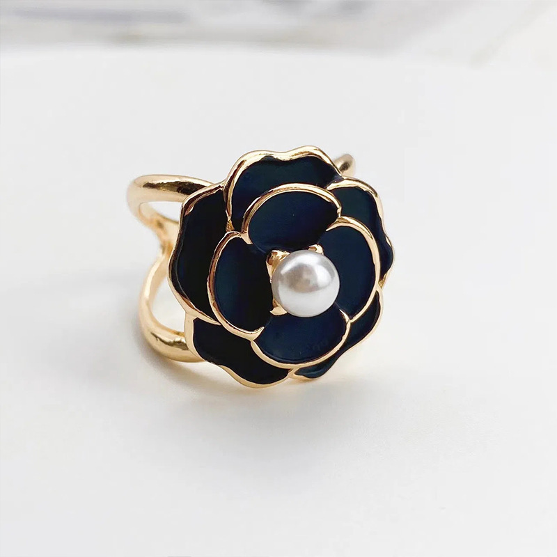 Silk Scarf Buckle, Coat Belt Buckle, Camellia Pearl Universal Matchinging Fixed Knot Buckle, Versatile Scarf Buckle