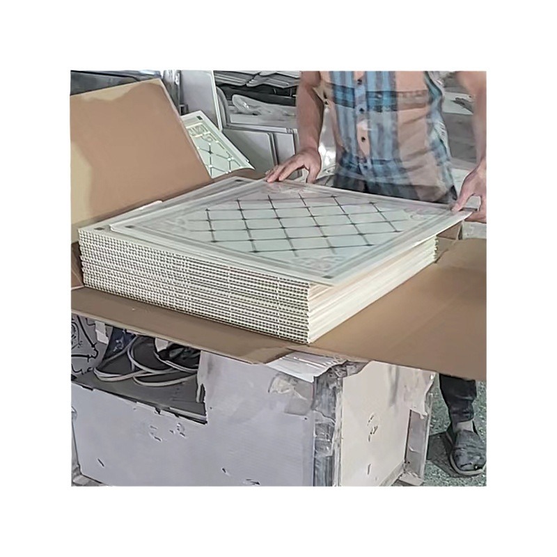Pvc Square Ceiling Tiles, Plastic Steel Ceiling Decoration Materials, Imitation Gypsum Board, Home Decoration Integrated Panels