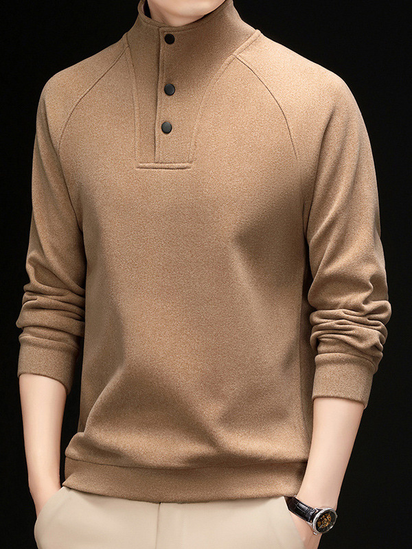 Футболка с флисовой подкладкой из качественного велюра для осени и зимы, новый тёплый популярный мужской легкий люкс