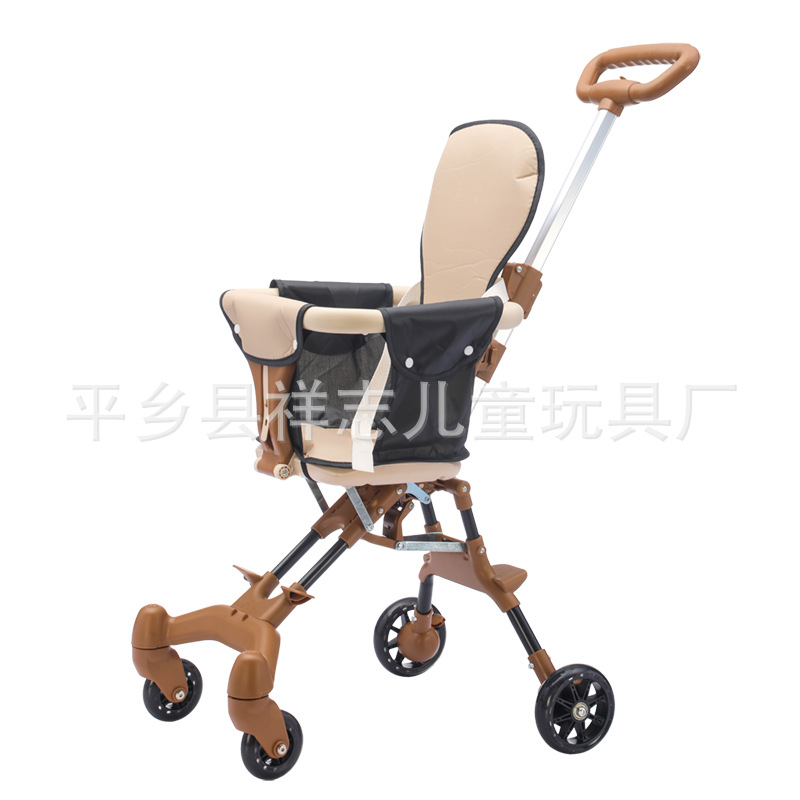 Cross-Border Trade Baby Stroller, Lightweight and Foldable, Suitable for Children Aged 1-3, No Assembly Required
