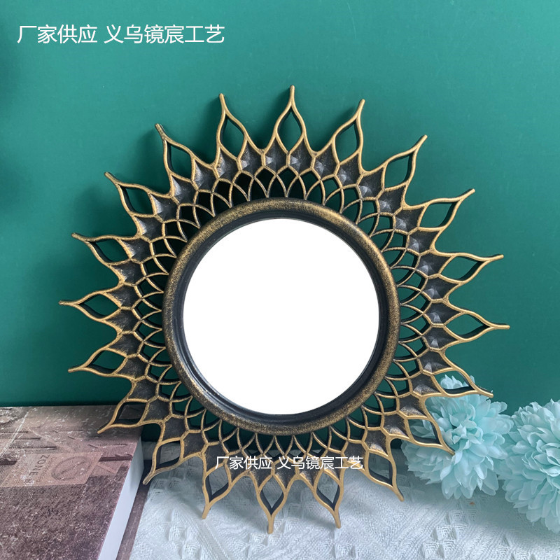 European-style Sunglasses Wall-mounted Mirror Living Room Bathroom Restaurant Home Decorations Porch Wall Decorative Mirror