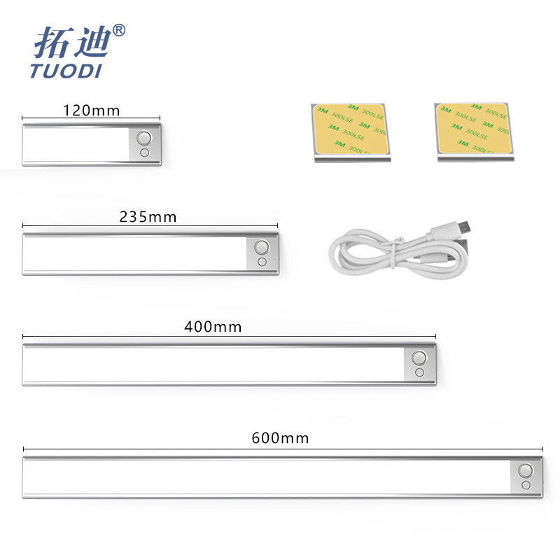 Независимая станция дренажного взрыва индукционная лампа для шкафа диммируемая цветовая регулировка прикроватный светильник USB зарядка длинная тонкая шкафная лампа
