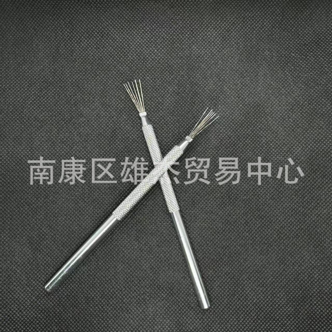 Керамическое искусство семи игольчатая текстурная кисть алюминиевый стержень игольчатый дырокол инструменты для скульптуры из бумаги и глины оптовая продажа