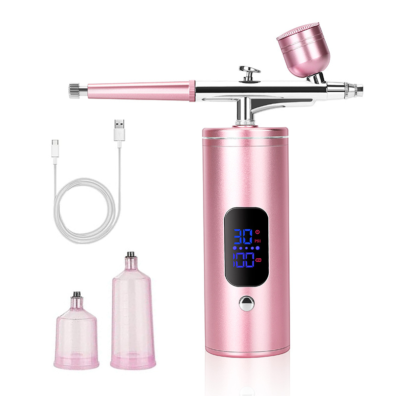 Cross-border display oxygen injection instrument high-pressure nano hydrating spray essence imported into hand-held household spray instrument beauty instrument
