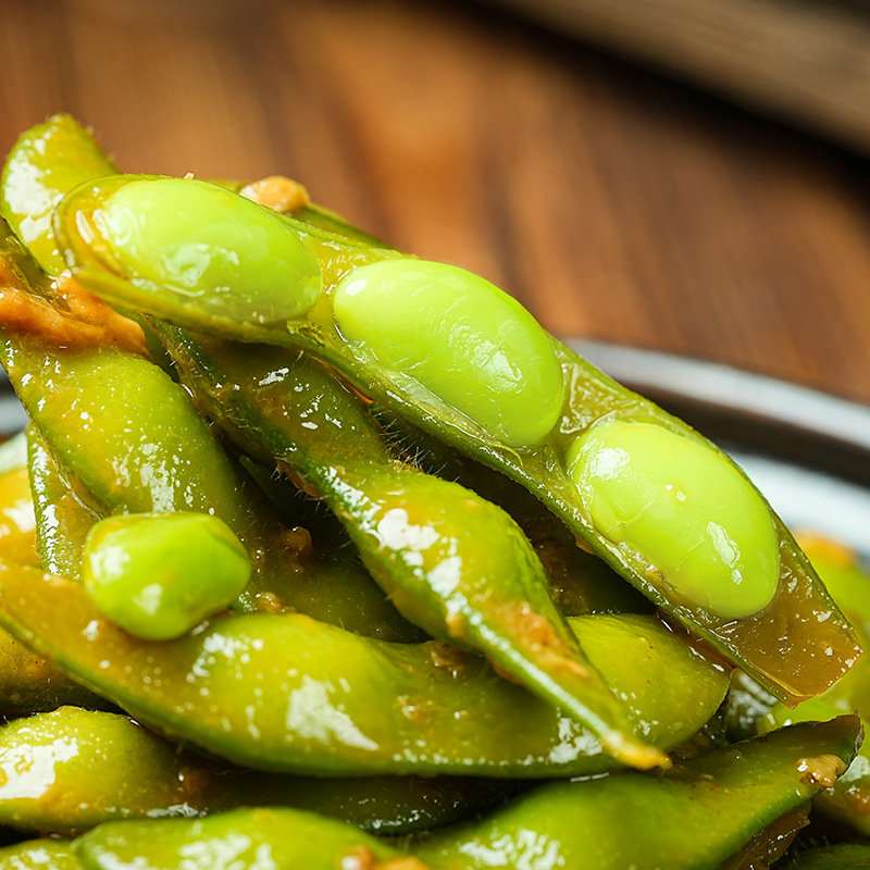 Flavored Edamame Quick-Frozen Cold Dishes Ktv Snacks Hotel Restaurant Spicy Edamame Finished Banquet Pre-Made Dishes