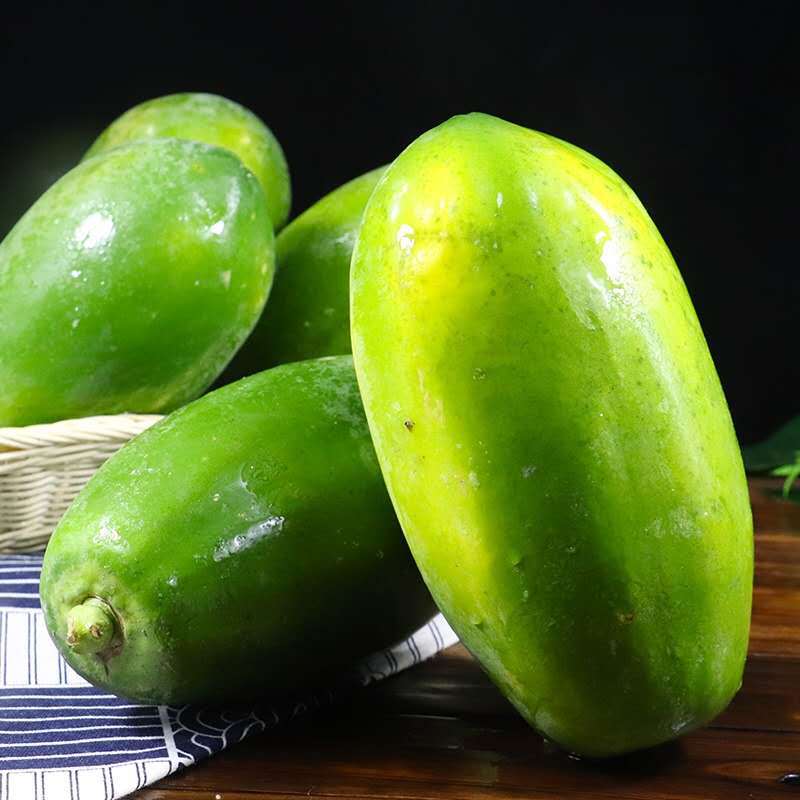 Guangxi Red Heart Milk Papaya Season Fresh Fresh Tropical Fruit Now Picked Papaya a Generation of Fat