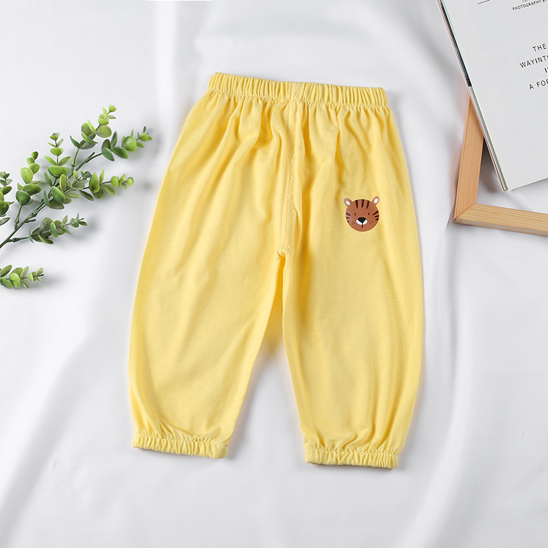 Summer new children's cotton anti-mosquito pants boys and girls baby thin loose casual bloomers a generation of hair