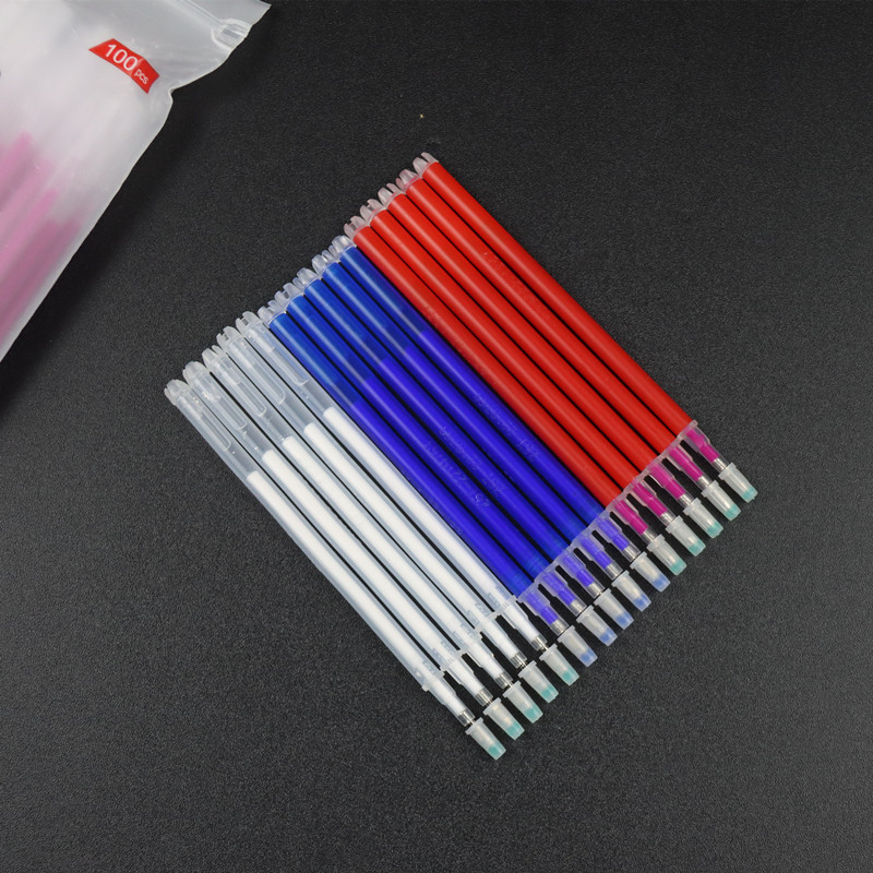 High temperature vanish pen for clothing special heat vanish pen white thick rod leather fabric color vanish clothing shoes fade refill