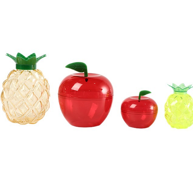 Fruit Ornaments Decorative Ball Apple Pineapple Plastic Crafts Shopping Mall Festival Decorative Box Gift Candy Box