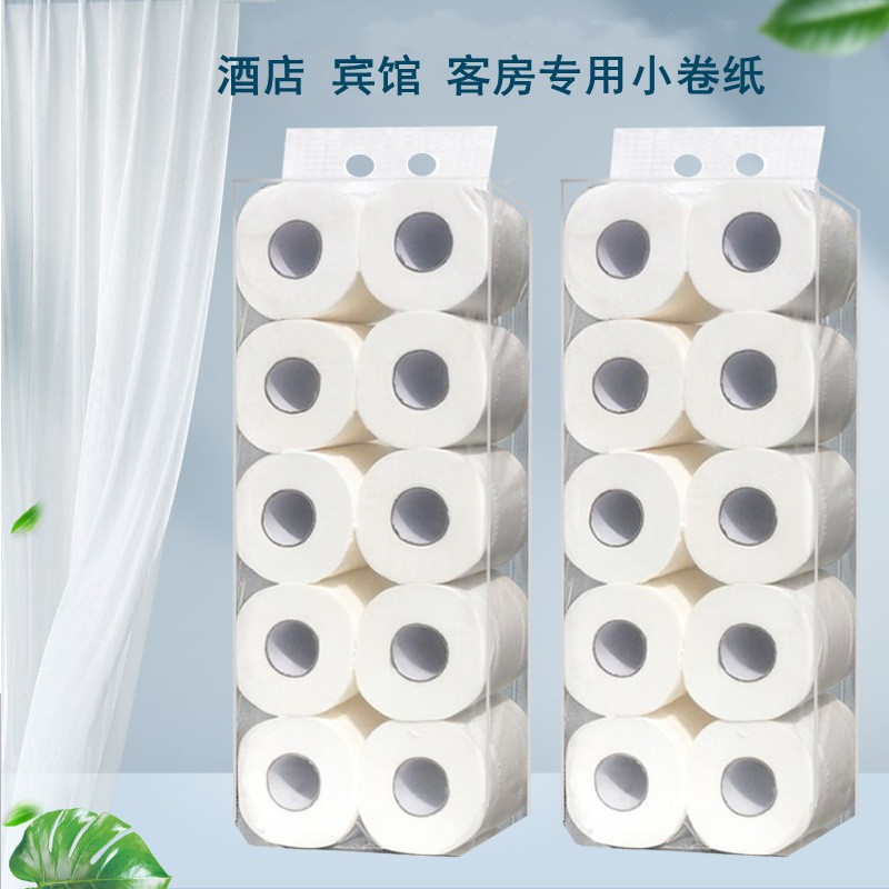 Export to Africa, Middle East, and South America Toilet Paper Foreign Trade Roll Paper Toilet Paper Wholesale Commercial Coreless Small Roll Paper Toilet Paper Customization