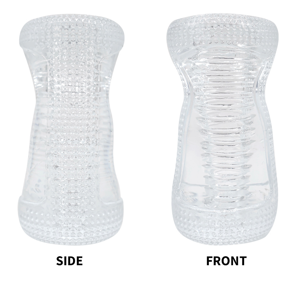 Men's masturbation device famous aircraft Cup men's delayed particle trainer trainer transparent three-stage real channel